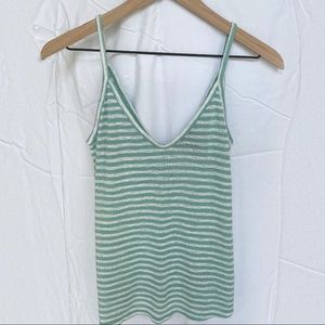 Forever 21 | Striped Double V-Neck Tank Top